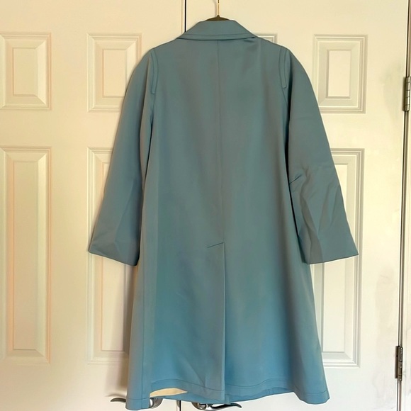 London Fog Vintage, gorgeous, light blue rain jacket women’s size 14 Petite - Picture 2 of 16